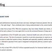 The Health Care Blog